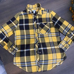 ARIZONA JEAN CO PLAID SHIRT / Size: M